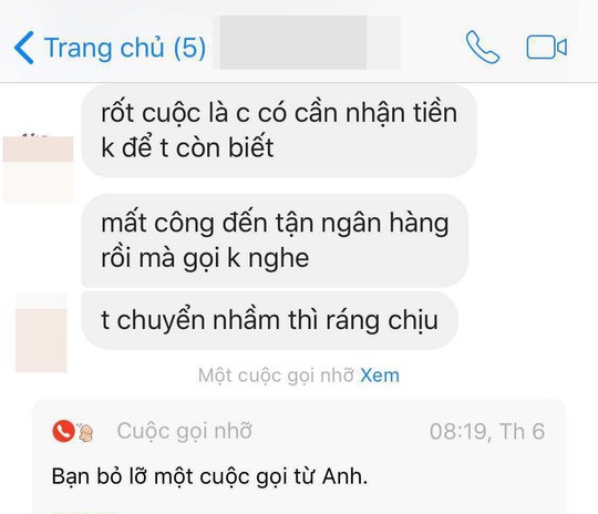 Chuyển nhầm tiền mua hàng qua mạng còn bị mất tiền “hoa hồng” - Ảnh 3.