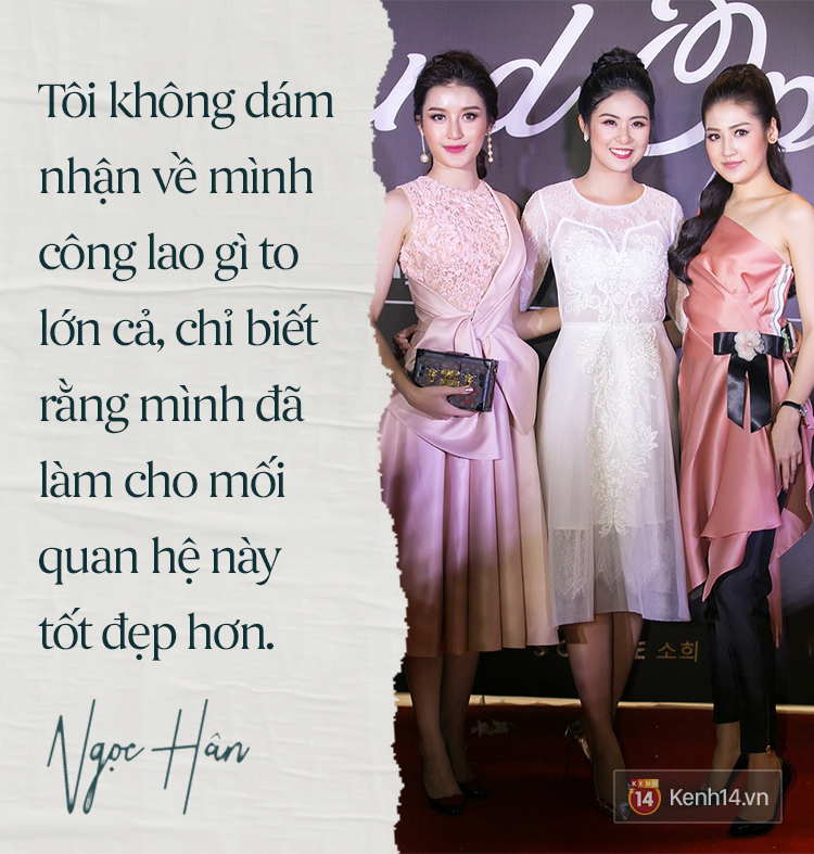 Hoa hậu Ngọc Hân: Nhiều người thắc mắc sao tôi chơi chung được với hai người ghét nhau - Ảnh 6.