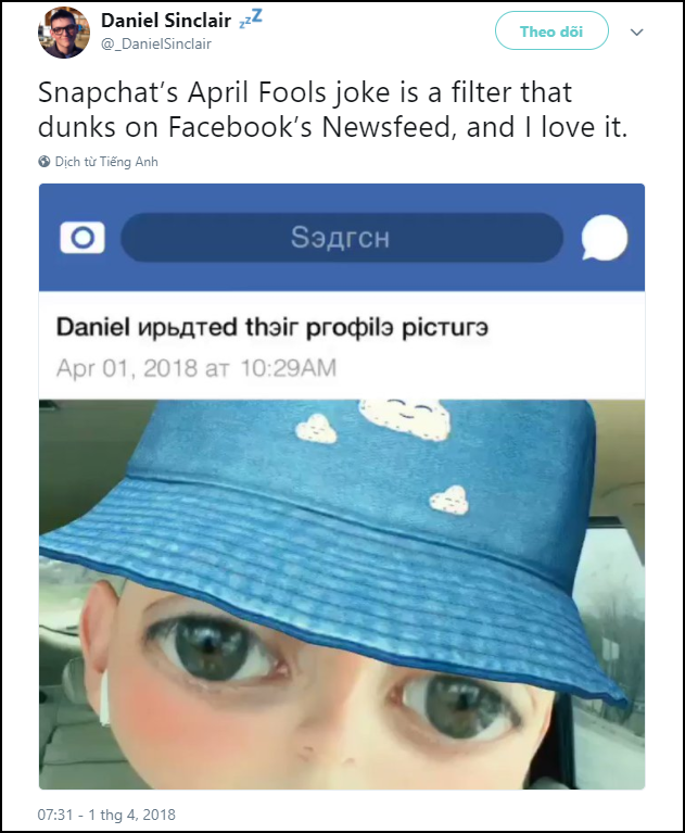 Facebook vừa bị Snapchat mỉa mai suốt cả ngày Cá Tháng Tư - Ảnh 3.