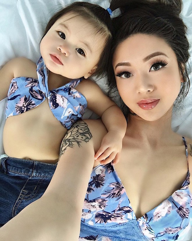 Cặp mẹ con xinh đẹp ngất ng&acirc;y, chỉ nằm cạnh nhau chụp ảnh cũng nổi tiếng khắp mạng x&atilde; hội - Ảnh 10.