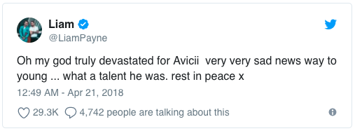 Tin Avicii qua đời khiến Charlie Puth, Calvin Harris cùng loạt siêu sao đình đám bàng hoàng - Ảnh 3.