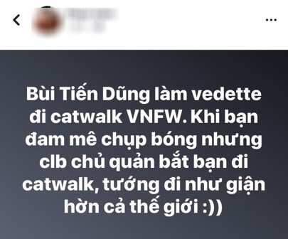 Cư dân mạng lại được phen hỉ hả với màn catwalk của thủ môn Bùi Tiến Dũng tại VIFW - Ảnh 10.