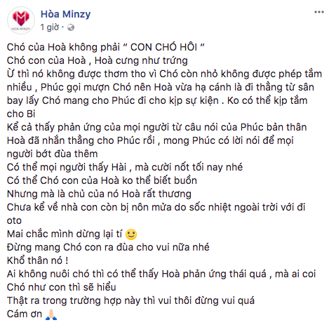 Đức Phúc nhỡ mồm vô tư chê chó cưng của Hoà Minzy hôi, tình bạn nhà hoa dâm bụt đứng trước nguy cơ rạn nứt? - Ảnh 2.