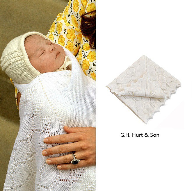 Điều cực kỳ đặc biệt ở chiếc khăn choàng mà Công nương Kate Middleton dùng để quấn tiểu hoàng tử - Ảnh 3.