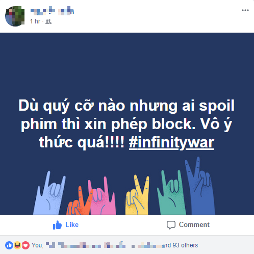 Vất vả n&eacute; spoilers, fan Marvel Việt van n&agrave;i giữ k&iacute;n t&igrave;nh tiết Avengers: Infinity War tr&ecirc;n mạng x&atilde; hội - Ảnh 24.