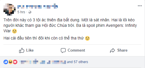 Vất vả n&eacute; spoilers, fan Marvel Việt van n&agrave;i giữ k&iacute;n t&igrave;nh tiết Avengers: Infinity War tr&ecirc;n mạng x&atilde; hội - Ảnh 28.