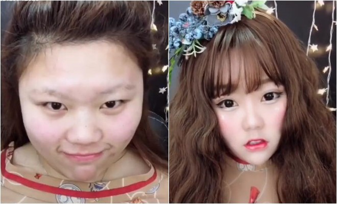 Clip: Không có ai mặt to cả, chỉ là họ chưa make-up  - Ảnh 2.