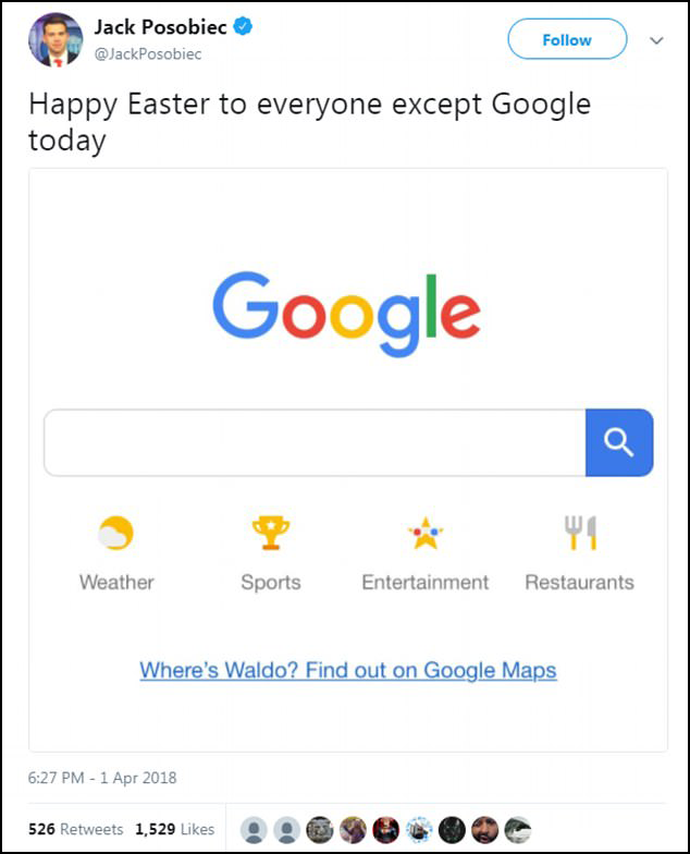 Dân Mỹ chỉ trích Google vì không trang trí website cho lễ Phục Sinh suốt 18 năm - Ảnh 2.