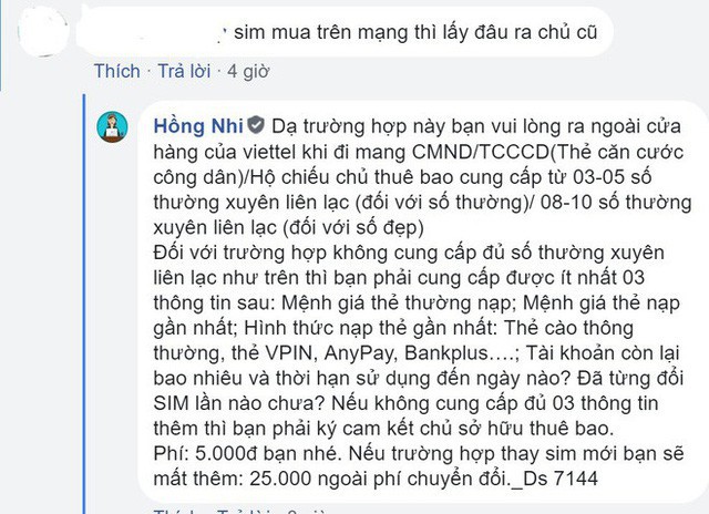 Viettel yêu cầu khách hàng bổ sung thông tin cá nhân, chụp chân dung chủ SIM trước ngày 24/4, nếu không sẽ bị chặn 1 chiều - Ảnh 6.