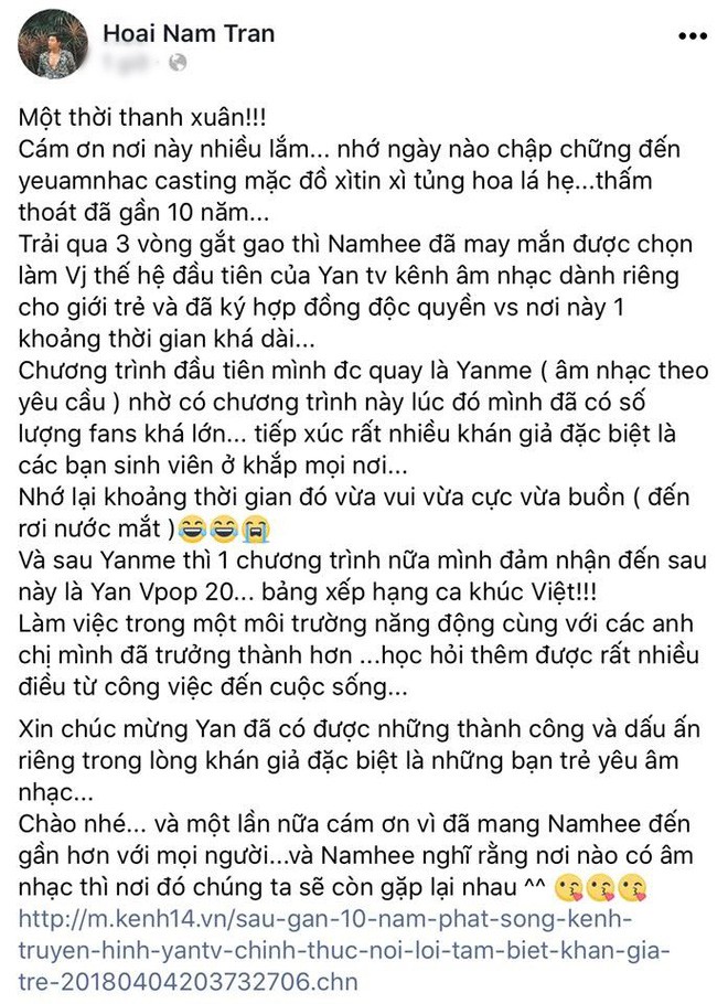 Những MC, VJ nổi tiếng gợi lại bầu trời kỷ niệm của YanTV - Ảnh 11.