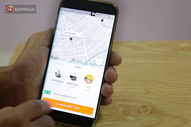 Clip: Trải nghiệm đặt xe bằng Vato và Grab cùng lúc, ứng dụng nào mang lại hiệu quả và giá hợp lý hơn? - Ảnh 1.
