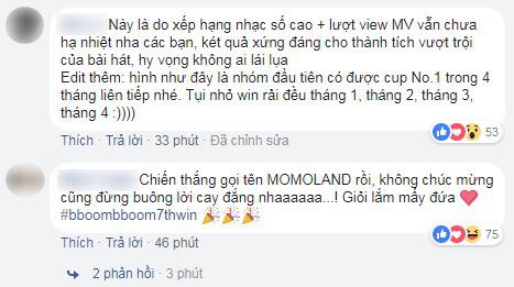 Đã ngừng quảng bá, MOMOLAND bất ngờ đánh bại cả Wanna One và Big Bang - Ảnh 3.