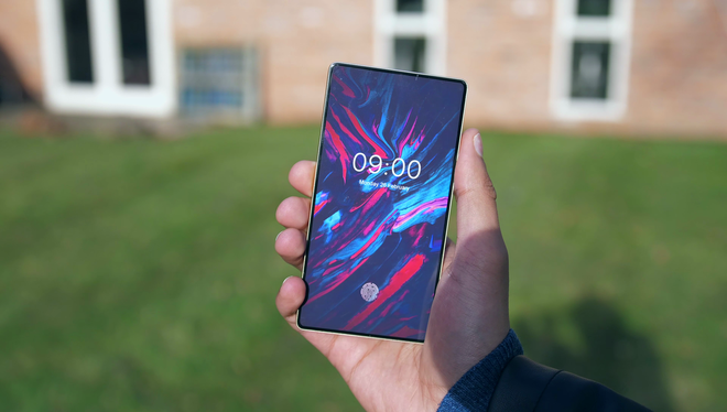 Đây là smartphone toàn màn hình chất nhất từ trước đến nay: Trượt để sử dụng loa thoại và camera selfie, có cả cảm biến vân tay dưới màn hình - Ảnh 5.