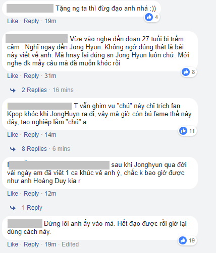 Hậu chỉ trích fan Kpop vì nghi vấn đạo nhạc, Phạm Hoàng Duy (Sing My Song) bất ngờ viết ca khúc tặng Jonghyun (SHINee) - Ảnh 7.