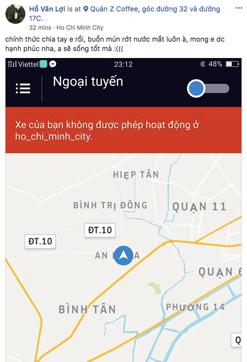 Các tài xế đã chính thức biến mất trên bản đồ app Uber tối 8/4 - Ảnh 5.