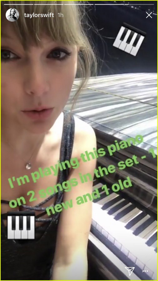 Taylor Swift đăng story khoe đàn piano sang chảnh, nhá hàng hai ca khúc sẽ diễn trong tour - Ảnh 3.