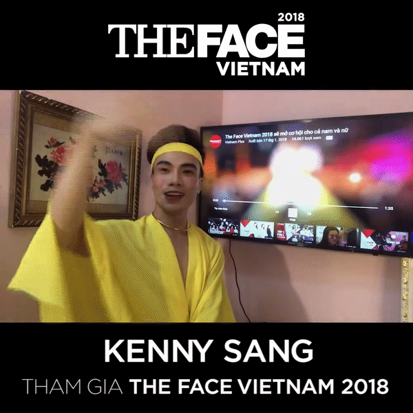 The Face: Thánh nổ Kenny Sang bất ngờ tung clip dự thi kèm màn catwalk thướt tha! - Ảnh 2.