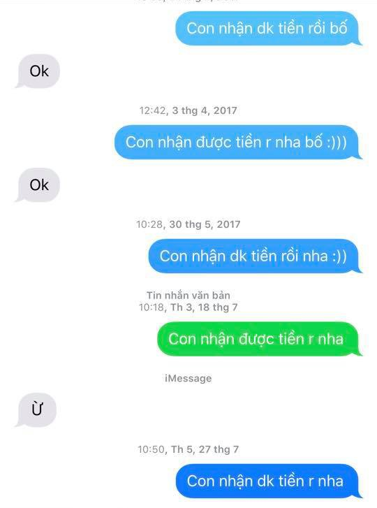 Những đoạn hội thoại quanh năm chỉ có một nội dung của cư dân mạng khi chat với bố mẹ - Ảnh 1.