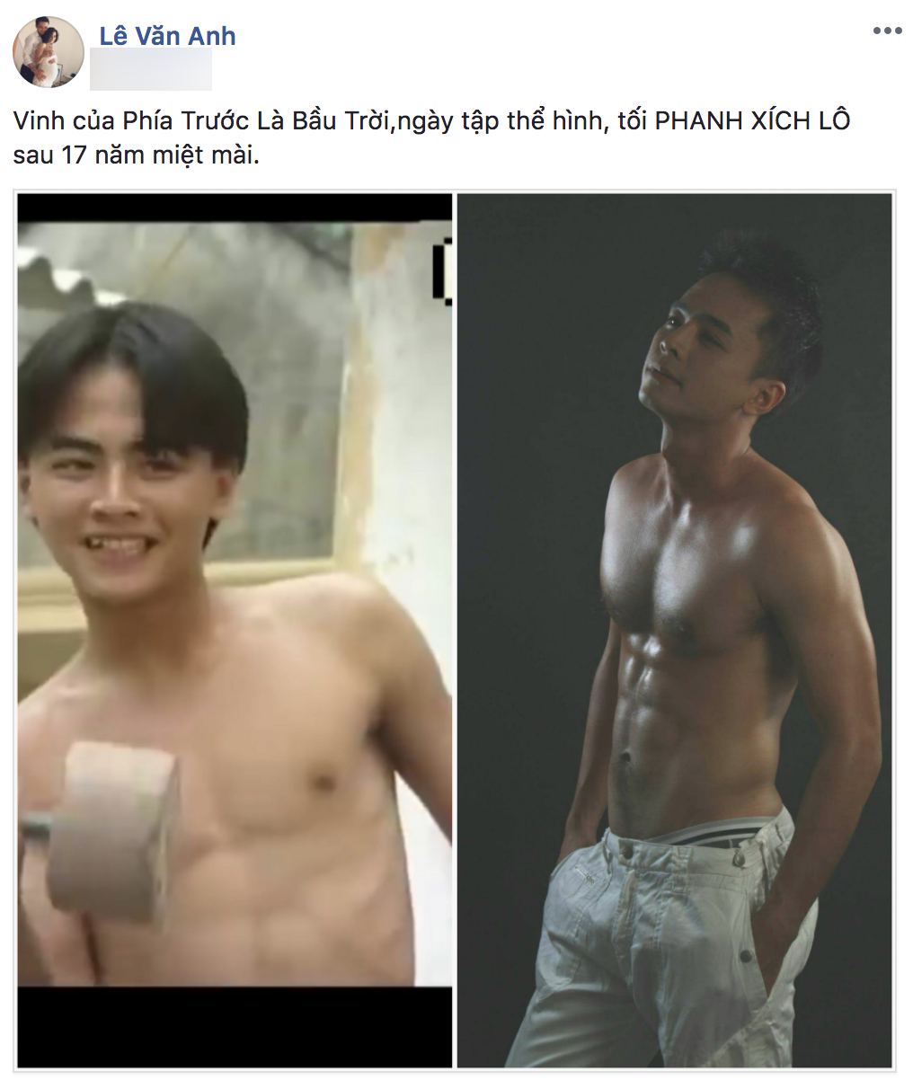 17 năm sau Phía trước là bầu trời, Văn Anh từ teo tóp hóa nam thần cuồn cuộn 6 múi - Ảnh 1. 17 năm sau Phía trước là bầu trời, Văn Anh từ teo tóp hóa nam thần cuồn cuộn 6 múi - Ảnh 1.