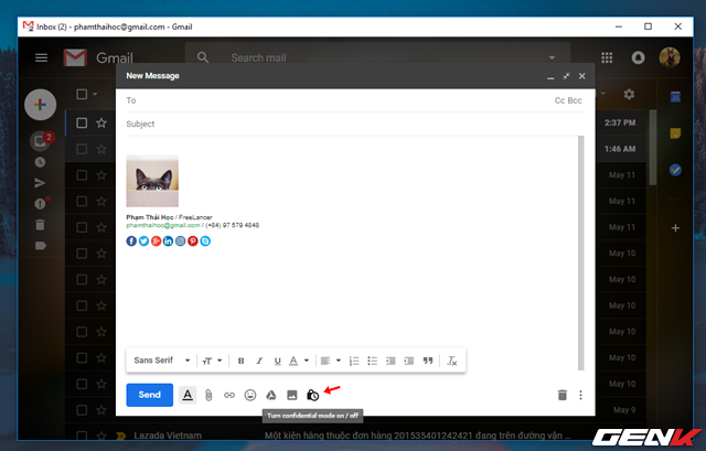 Đã có tính năng gửi email bí mật trong Gmail, và đây là cách sử dụng - Ảnh 4.
