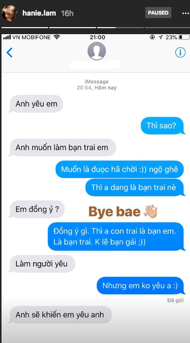 Lâm Á Hân sau khi ly hôn: Khoá môi gái lạ, phũ phàng từ chối tin nhắn tán tỉnh từ đàn ông - Ảnh 3.