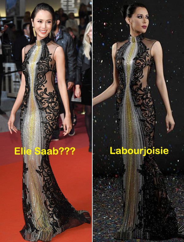Xúng xính đi Cannes, Vũ Ngọc Anh bị netizen tố mặc thương hiệu ít tiếng nhưng lại nói là của Elie Saab - Ảnh 7.