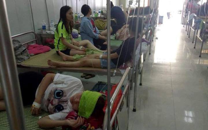 Sau khi ăn liên hoan chia tay tại nhà hàng, hơn 70 sinh viên phải nhập viện vì ngộ độc - Ảnh 1. Sau khi ăn liên hoan chia tay tại nhà hàng, hơn 70 sinh viên phải nhập viện vì ngộ độc - Ảnh 1.