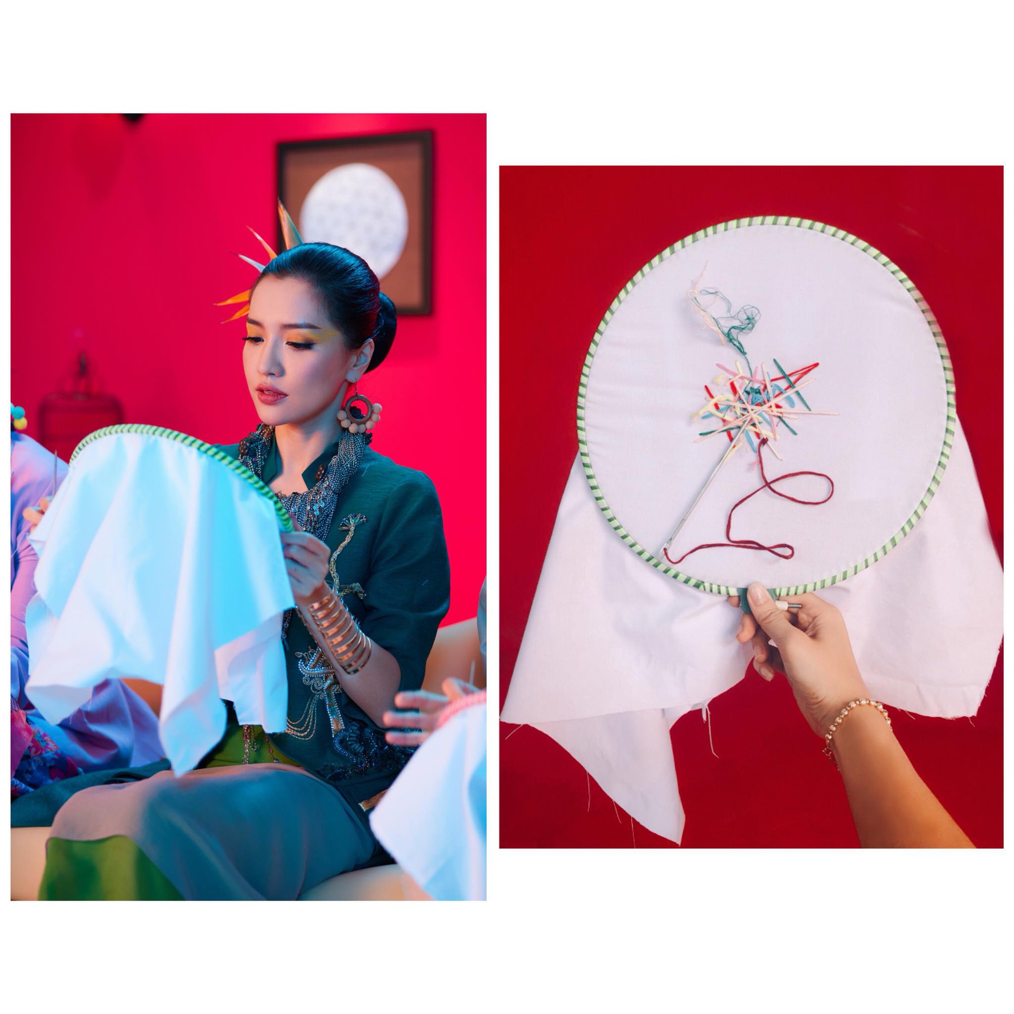 Ra đây mà xem, Bích Phương thêu thùa ở đẳng cấp này mà bỏ bùa được biết bao nhiêu là fan - Ảnh 4. Ra đây mà xem, Bích Phương thêu thùa ở đẳng cấp này mà bỏ bùa được biết bao nhiêu là fan - Ảnh 4.
