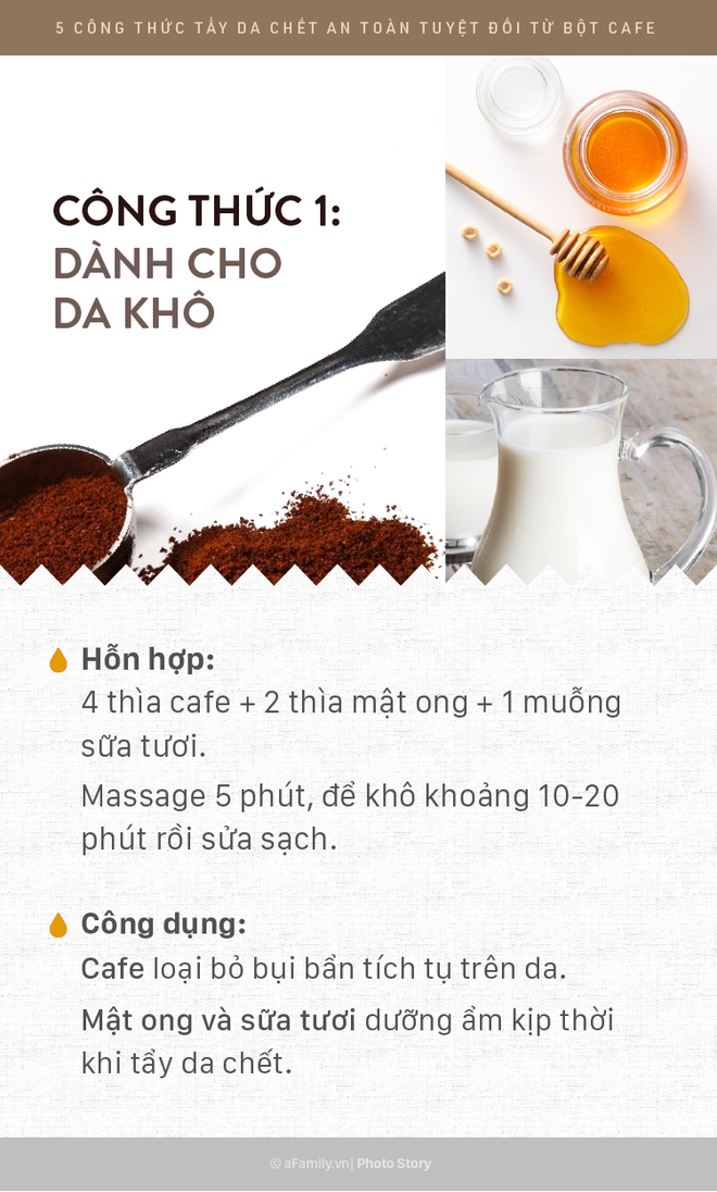 5 công thức tẩy da chết rẻ bèo mà siêu lành tính bằng bột cafe giúp da mịn màng xuyên suốt ngày hè  - Ảnh 2.