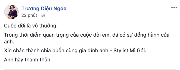 Đông Nhi, HHen Niê cùng loạt sao Việt sốc và bàng hoàng trước sự ra đi của stylist Mì Gói - Ảnh 5.