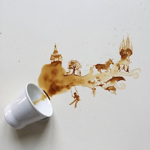 Ngắm những tác phẩm tuyệt đẹp từ trà và cà phê - Ảnh 11.