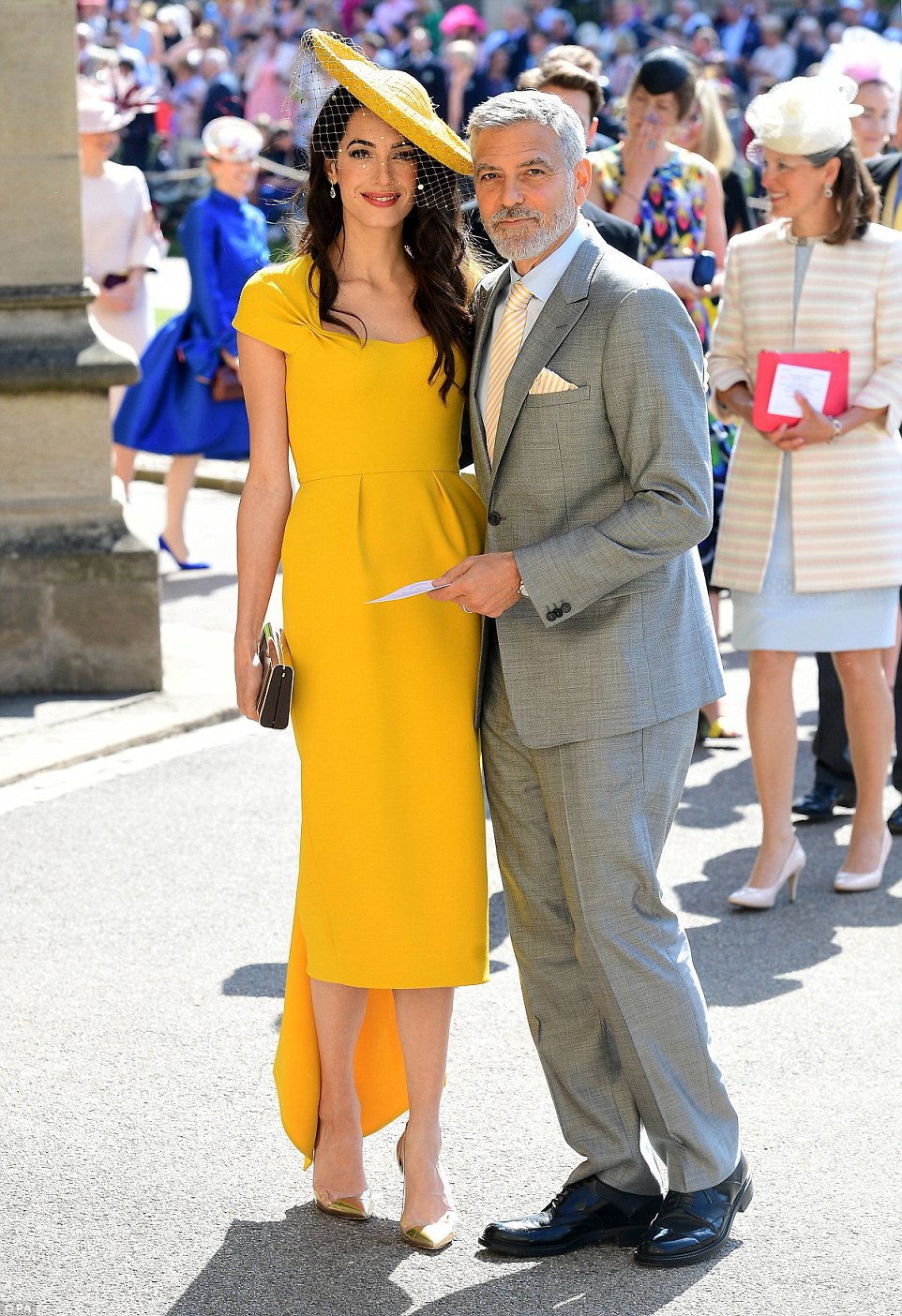 George and Amal Clooney are among the A-listers packing out Harry and Meghan's wedding in an extraordinary celebrity showing