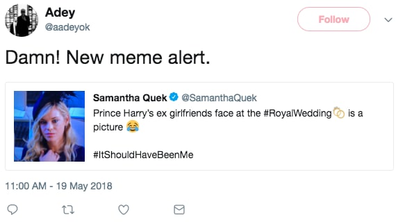 Trót đi ăn cưới tình xưa, người yêu cũ Hoàng tử Harry bỗng trở thành meme sau loạt biểu cảm chua chát - Ảnh 8.