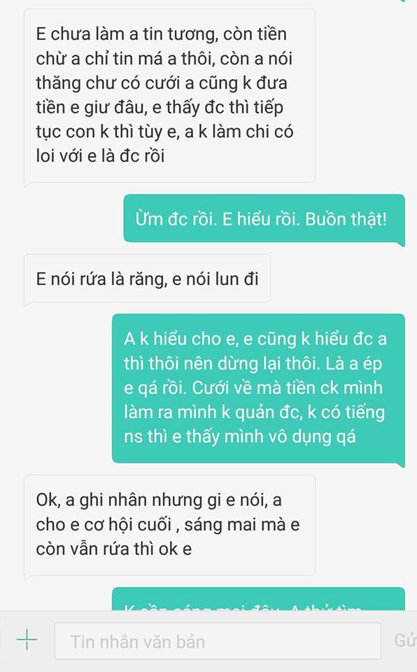 Cô gái dứt khoát chia tay vì chồng sắp cưới tuyên bố không tin tưởng vợ, sẽ đưa hết tiền bạc cho mẹ đẻ sau khi kết hôn - Ảnh 2.