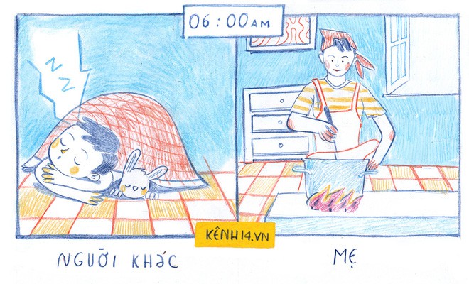 Một ng&agrave;y của mẹ v&agrave; một ng&agrave;y của người kh&aacute;c: C&ugrave;ng 24 tiếng đồng hồ m&agrave; sao kh&aacute;c nhiều đến thế - Ảnh 1.