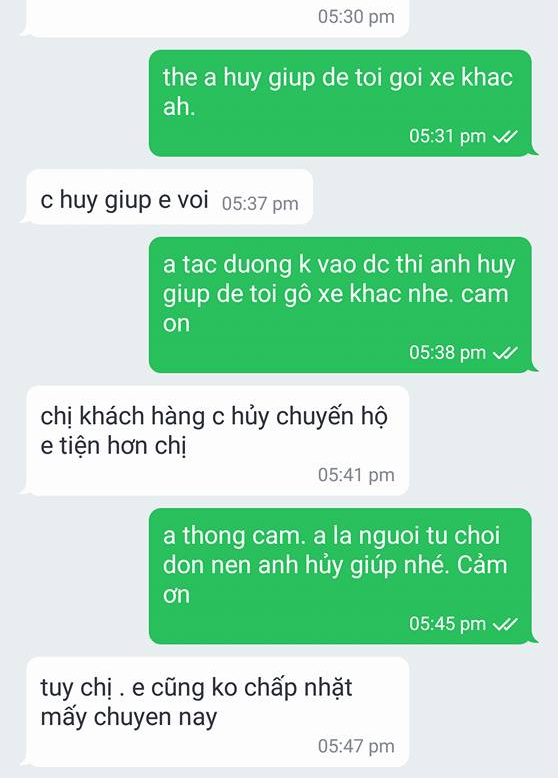 Đăng đàn tố tài xế Grab đòi hủy chuyến, người phụ nữ bị chỉ trích ngược lại vì quá cố chấp - Ảnh 2.