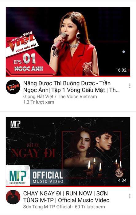 Clip thi của thí sinh Giọng hát Việt bất ngờ vượt mặt MV Sơn Tùng M-TP trên Top thịnh hành YouTube - Ảnh 3.