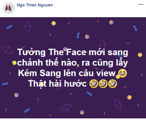 Mỉa mai The Face phiên bản mới, Thiên Nga nhận gạch đủ để xây biệt thự - Ảnh 2.