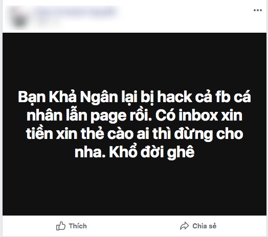 Hoa hậu Đặng Thu Thảo lo lắng vì bị hacker nắm giữ quyền truy cập facebook cá nhân - Ảnh 2.