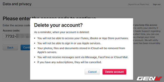 Cách để xóa vĩnh viễn tài khoản iCloud khi không còn sử dụng nữa - Ảnh 12.