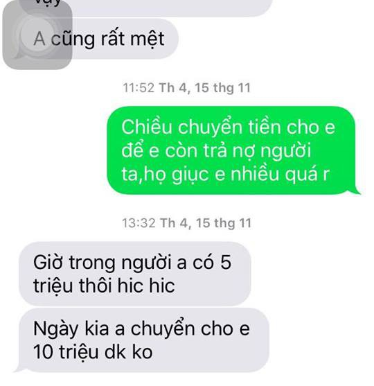 Vụ chàng trai bị tố bội bạc và quỵt nợ 40 triệu: Người trong cuộc nói gì? - Ảnh 6.