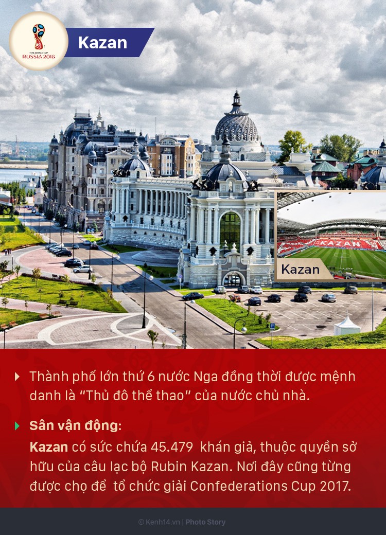 Cùng tìm hiểu vẻ đẹp nước Nga qua 11 thành phố đăng cai World Cup 2018 - Ảnh 9.