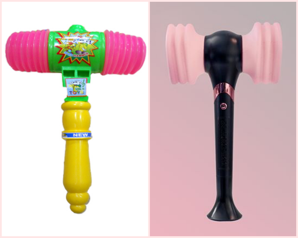 Trên tay lightstick của Black Pink: không khác gì búa hơi đồ chơi, lại còn phát ra tiếng chít chít - Ảnh 4.