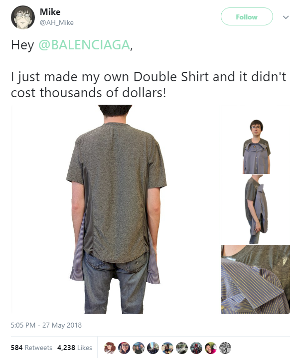 Twitter Cant Handle This 1290 Balenciaga TShirt Shirt