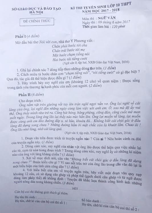 Tổng hợp đề Văn thi tuyển sinh vào lớp 10 từ 2014 đến nay: Bộ tài liệu tự đánh giá năng lực hữu ích của thí sinh - Ảnh 9.