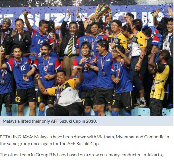 HLV Malaysia thận trọng khi cùng bảng với Việt Nam tại AFF Cup 2018 - Ảnh 1.