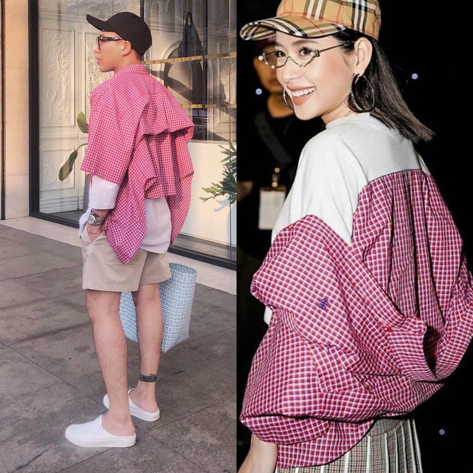 Trước khi áo sơmi phông giá 30 triệu của Balenciaga xuất hiện, Hoàng Ku đã diện 1 chiếc tương tự rồi - Ảnh 2.