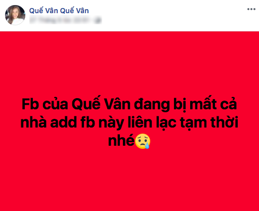 Chỉ trong vòng vài ngày, liên tiếp nhiều sao Việt bị hacker chiếm đoạt tài khoản Facebook  - Ảnh 1.