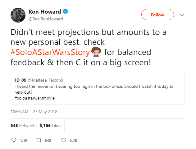 Đạo diễn của Solo đáp trả việc phim của mình xịt sấp mặt phòng vé - Ảnh 2.