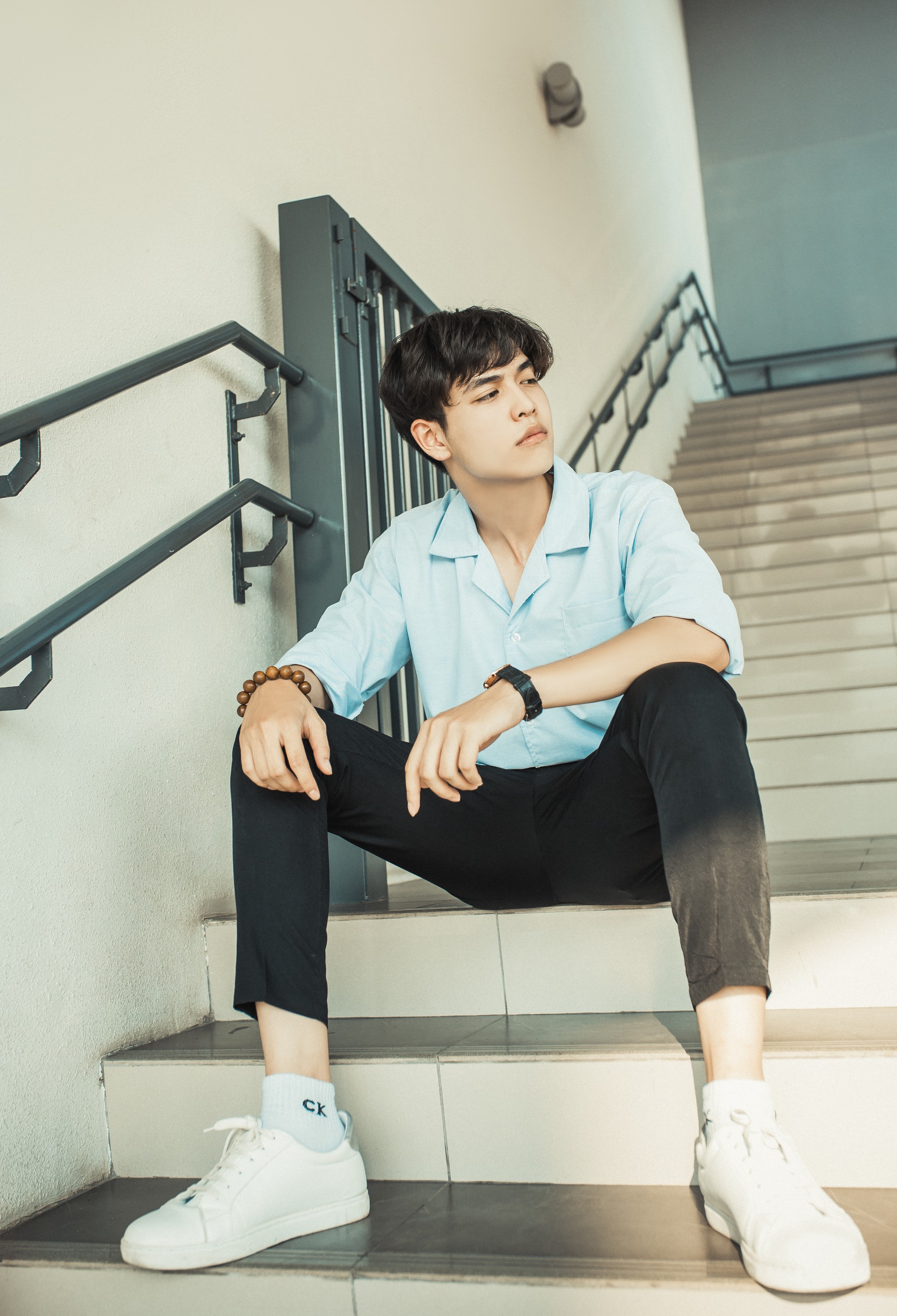 Combo da trắng + tóc xoăn bồng bềnh lãng tử, cậu bạn 99er được chị em tới tấp xin link - Ảnh 3.